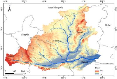 Spatiotemporal dynamics of net primary productivity and its influencing factors in the middle reaches of the Yellow River from 2000 to 2020